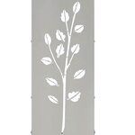 vidaXL Portant de bois de chauffage 40x30x80 cm acier inoxydable