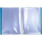 Protège-documents en polypropylène souple OPAK 40 vues - A4 Bleu clair x 20 EXACOMPTA