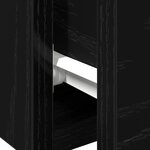vidaXL étagères murales 2 Pièces chêne noir 68x30x20 cm bois d'ingénierie