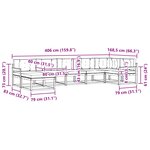 vidaXL Ensemble de canapés d'extérieur 7 pc Blanc et Beige