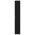 vidaXL Haut Armoire Chêne noir 30 x 42.5 x 185 cm Bois d'ingénierie