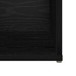 vidaXL Ensemble meuble TV 2 Pièces Chêne noir Bois d'ingénierie