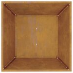 vidaXL Bacs à plantes de jardin   5 Pièces  50x50x15 cm en acier corten.