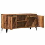 vidaXL Meuble TV vieux bois 102x35x50 cm bois d'ingénierie