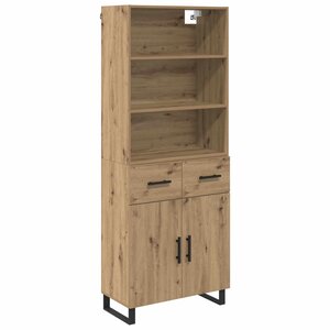 vidaXL Haut Armoire avec tiroir Chêne artisanal 69 5 x 34 x 180 cm