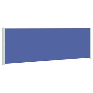 vidaXL Auvent latéral rétractable de patio 200x600 cm Bleu
