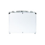 Valise aluminium pour ranger 288 muselets de champagne.