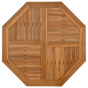 vidaXL Dessus de table 90x90x2 5 cm octogonal bois de teck massif