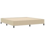 vidaXL Lit à lattes Vert gris 200 x 200 cm Tissu en velours côtelé