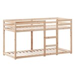 vidaXL Lit superposé sans matelas 90x190 cm bois de pin massif