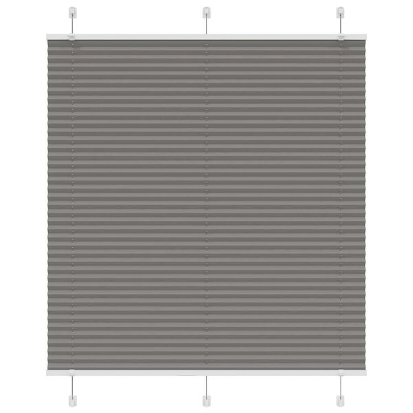 vidaXL Store plissé anthracite 115x100 cm largeur du tissu 114 4 cm