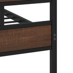vidaXL Cadre de lit sans matelas avec tête de lit et pied de lit