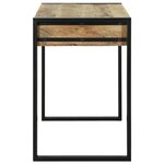 vidaXL Table de maquillage avec miroir 100x50x75 cm en bois de mangue massif