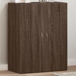 vidaXL Armoire de classement chêne marron bois d'ingénierie