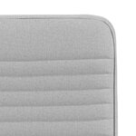 vidaXL Chaises à manger lot de 2 gris nuage tissu