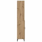 vidaXL Haut Armoire Chêne artisanal 69 5 x 34 x 180 cm