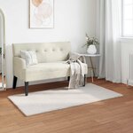 vidaXL Tapis en Fourrure Synthétique de Lapin Olite Crème 80 x 150 cm
