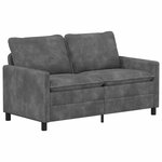 vidaXL Canapé Gris clair 156 x 81 x 87 5 cm Polyester