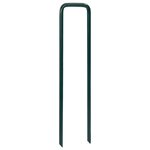 vidaXL Clous pour gazon artificiel 50 Pièces Forme de U Fer