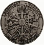 Pièce de monnaie en Argent 5 Dollars g 31.1 (1 oz) Millésime 2025 Legendary Warriors Medals HANNIBAL