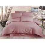 Parure de lit - housse de couette 220 x 240 + 2 taies d'oreiller 60 x 60  70  polyester - Poudre