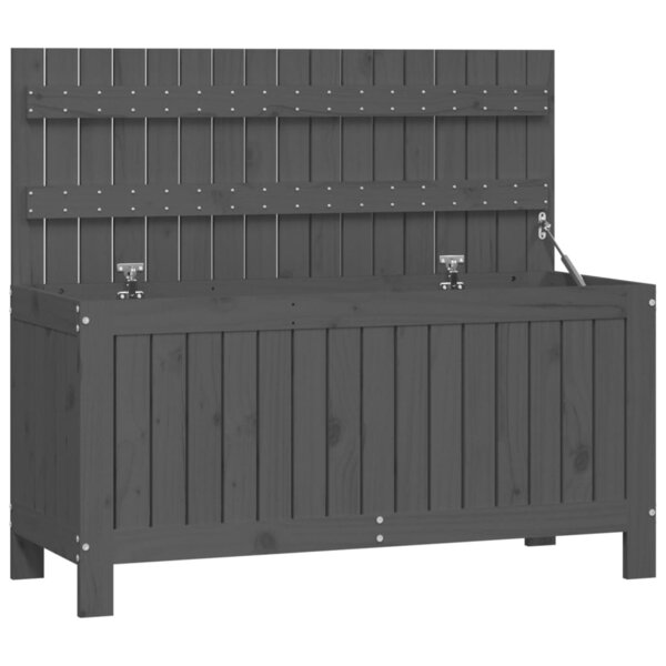 vidaXL Boîte de rangement de jardin Gris 108x42 5x54 cm Bois de pin
