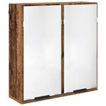 vidaXL Ensemble de mobilier de salle de bain 3 Pièces Bois ancien