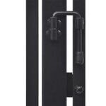 vidaXL Clôture de cheminée pour animaux de compagnie Noir Acier