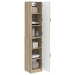 vidaXL Ensemble de Meubles 2 Pièces Chêne Sonoma Bois d'ingénierie