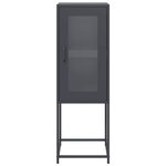vidaXL Buffet anthracite 36x39x107 cm acier laminé à froid
