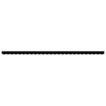 vidaXL Valance de Store pour Cadre de 6 m Noir 5.8x0.2 m