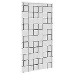 vidaXL Store enrouleur de douche avec cassette largeur du tissu 136 cm