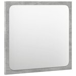 vidaXL Ensemble de meubles de salle de bain 4 Pièces gris béton