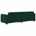 vidaXL Lit de repos sans matelas vert foncé 80x200 cm velours