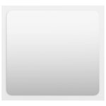 vidaXL Ensemble de meubles de bain 2 Pièces Blanc brillant Aggloméré