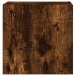 vidaXL Meuble TV mural chêne fumé 40 5x30x40 cm bois d'ingénierie