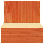 vidaXL Table de chevet Brun cire 42 x 32 5 x 40 cm Bois massif en pin