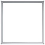 vidaXL Jardinière surélevée Marron Clair 100 x 100 x 45 cm