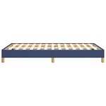 vidaXL Cadre de lit sans matelas bleu 120x200 cm tissu