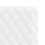 vidaXL Chaises à manger lot de 2 blanc similicuir