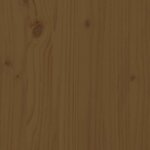 vidaXL Buffet Marron miel 164x37x68 cm Bois massif de pin