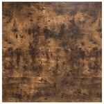 vidaXL Table basse avec tiroirs chêne fumé 70 5x70x40 cm