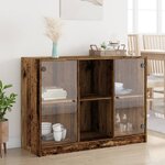 vidaXL Buffet vieux bois 102x37x75 5 cm bois d'ingénierie