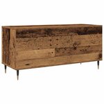 vidaXL Meuble à vinyles Bois ancien 100 x 38 x 48 cm Bois d'ingénierie