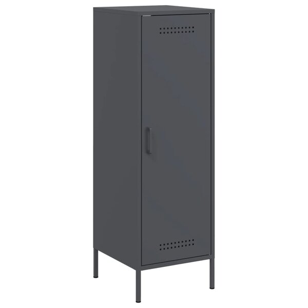 vidaXL Buffet haut anthracite 36x39x113 cm acier