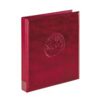 Album Half Penny avec 10 feuilles numismatiques. Couleur - Bordeaux