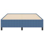 Cadre de lit vidaXL Bleu 140x190 cm en tissu côtelé