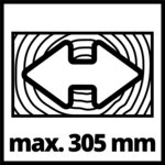 Einhell Scie à onglet coulissante TC-SM 254 1800 W