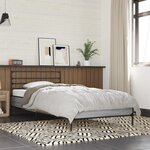 vidaXL Cadre de lit sans matelas sonoma gris 90x190 cm