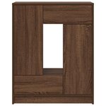 vidaXL Buffet avec tiroirs et portes chêne marron 73x31x90 cm